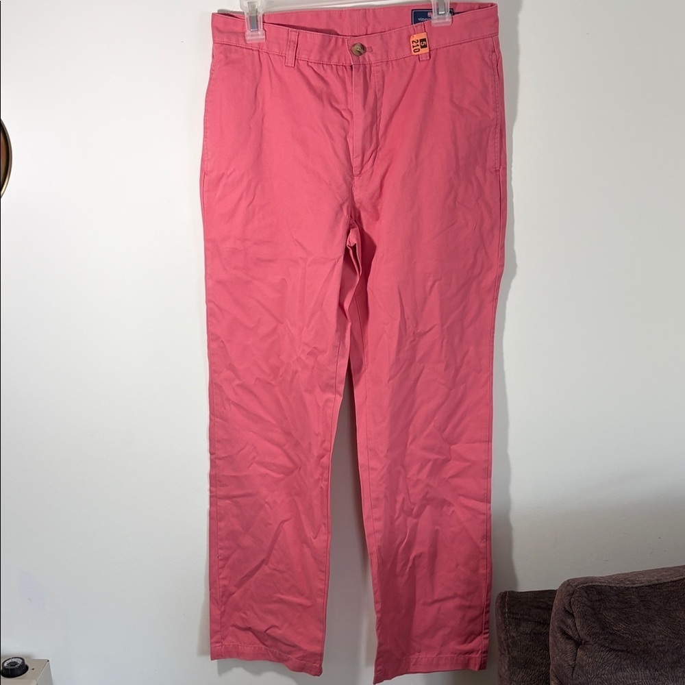 Vineyard Vines Club Pant 32x32 Coral 🪸- EUC-recently dry cleaned-100% Cotton